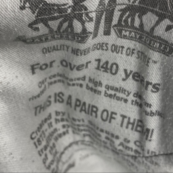 Levi's Men's 550 Black Size 33 x 32 - Picture 7 of 7